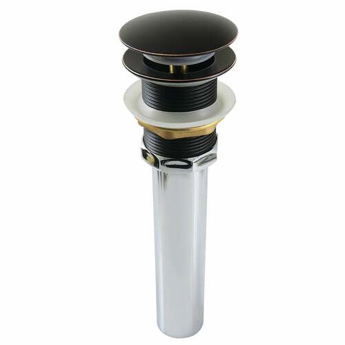 Kingston Brass GCL112NB Trimscape Brass Pop-Up Drain for Cast Iron Sink, Naples Bronze