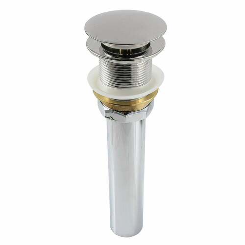 Kingston Brass GCL112PN Trimscape Brass Pop-Up Drain for Cast Iron Sink, Polished Nickel