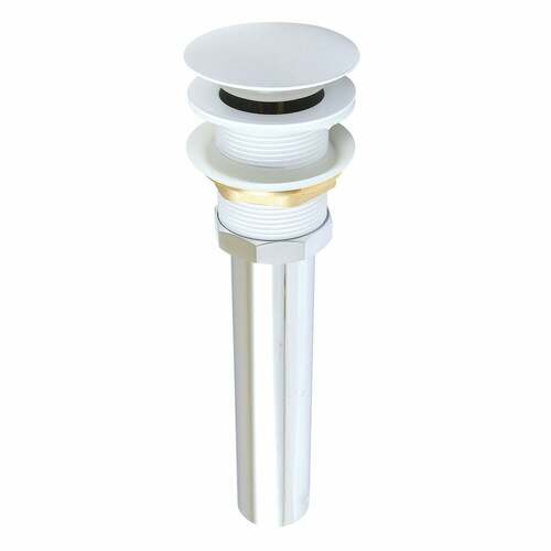 Kingston Brass GCL112WH Trimscape Brass Pop-Up Drain for Cast Iron Utility Sink