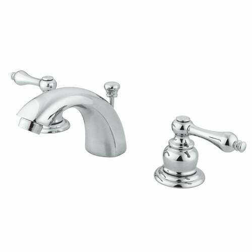 Kingston Brass GKB941AL Magellan Mini Widespread Bathroom Faucet with Pop-Up Drain, Chrome