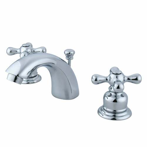 Kingston Brass GKB941AX Magellan Mini Widespread Bathroom Faucet with Pop-Up Drain, Chrome