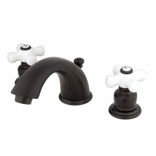 Kingston Brass GKB965PX English Country Widespread Bathroom Faucet, Oil Rubbed Bronze