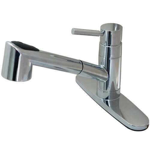 Kingston Brass GSC8571WDL Gourmetier Wilshire Pull-Out Kitchen Faucet, Polished Chrome