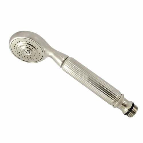 Kingston Brass K104A6 Metropolitan Round Hand Shower, Single Function, Polished Nickel