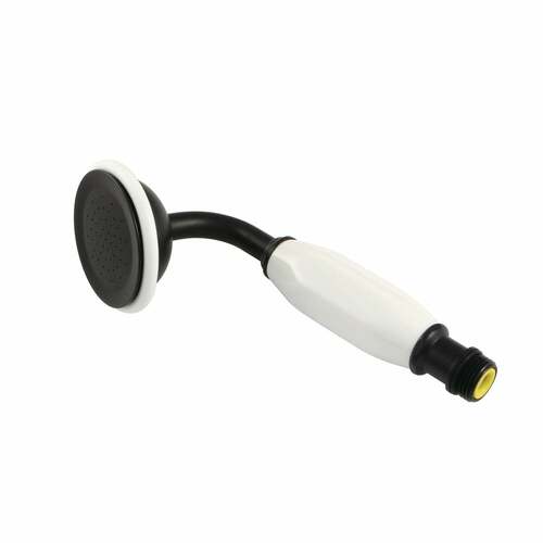 Kingston Brass K106A0 Victorian Matte Black Single Function Round Hand Shower