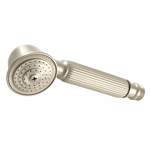 Kingston Brass K107A8 Vintage Round Hand Shower, Single Function, Brushed Nickel
