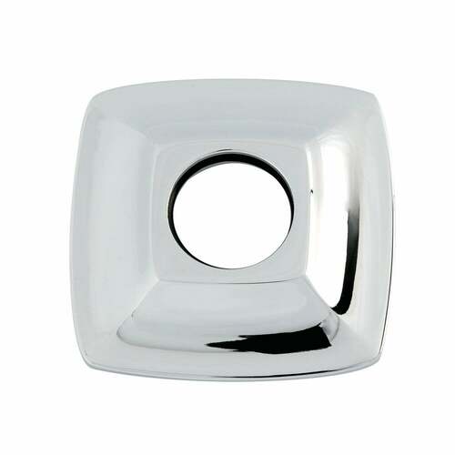 Kingston Brass K110F1SQ Gehry Polished Chrome Rounded Square Shower Arm Flange