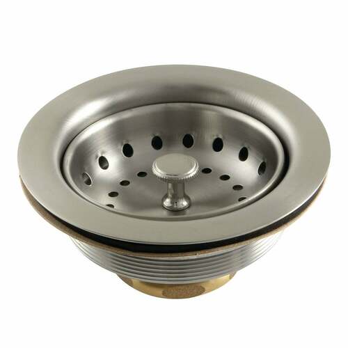 Kingston Brass K111BBN Tacoma Brushed Nickel Kitchen Sink Basket Strainer