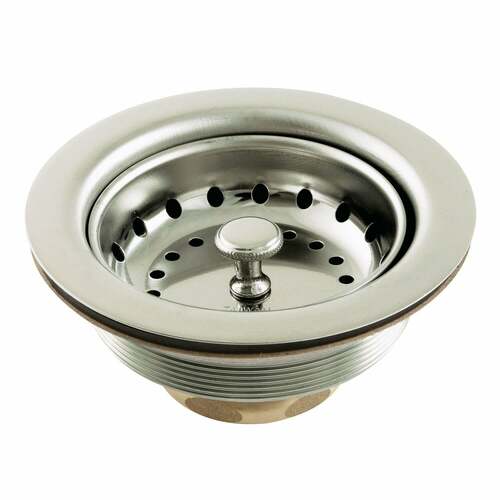 Kingston Brass K111BPN Tacoma Polished Nickel Kitchen Sink Basket Strainer