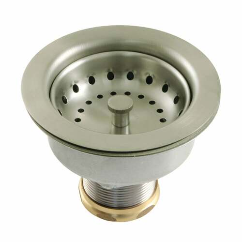 Kingston Brass K112BN Tacoma Snap-N-Tite Brushed Nickel Sink Basket Strainer