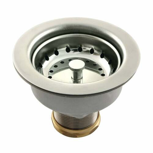 Kingston Brass K112PN Tacoma Snap-N-Tite Polished Nickel Sink Basket Strainer