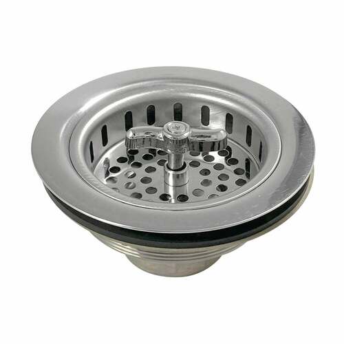 Kingston Brass K212 Tacoma Stainless Steel Spin Seal Sink Basket Strainer