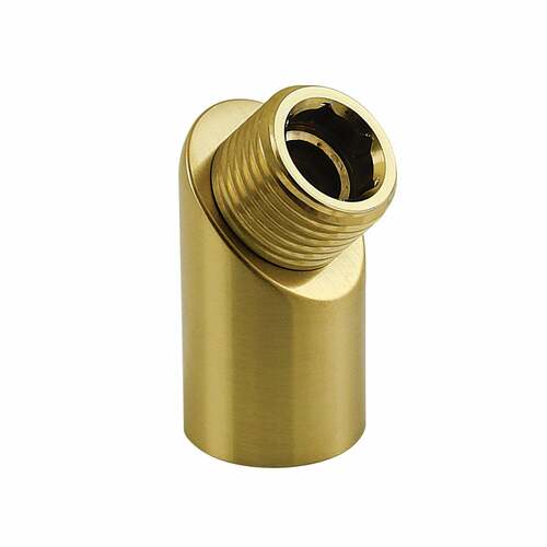 Kingston Brass K220M7 Shower Scape Wall-Mount Supply Elbow in Brushed Brass