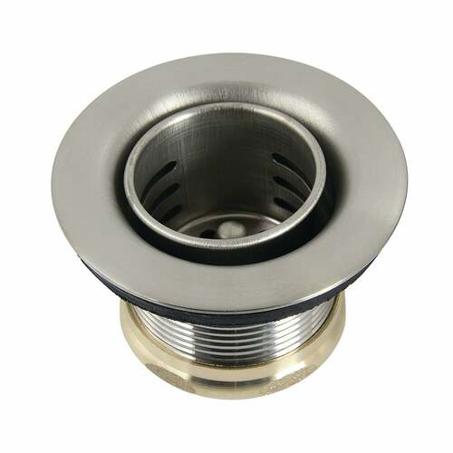 Kingston Brass K451BBN Portland Brushed Nickel Stainless Steel Bar Sink Basket Strainer