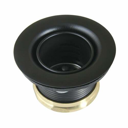 Kingston Brass K451BMB Portland Matte Black Stainless Steel Bar Sink Basket Strainer