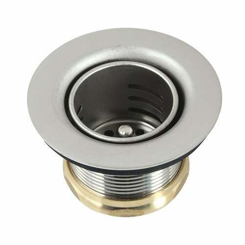 Kingston Brass K451BPN Portland Polished Nickel Stainless Steel Bar Sink Basket Strainer