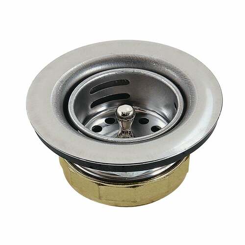 Kingston Brass K461 Gourmet Scape Tacoma Stainless Steel Bar Sink Duo Basket Strainer