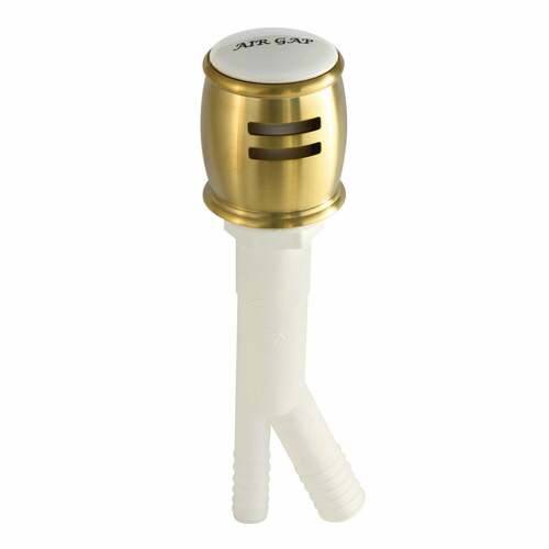 Kingston Brass K511SB Heritage Brushed Brass Dishwasher Air Gap