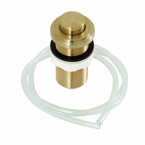 Kingston Brass KA217 Trimscape Brushed Brass Garbage Disposal Air Switch Button