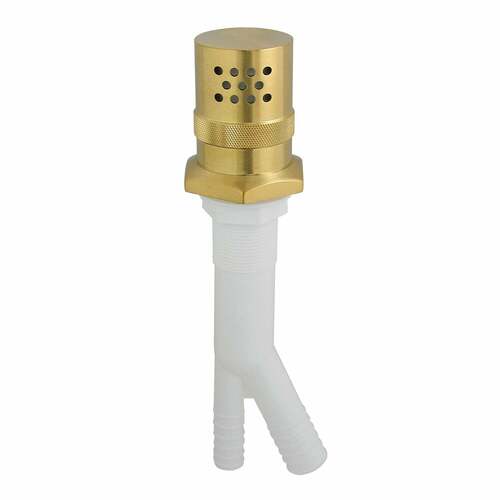 Kingston Brass KA411BB Trimscape Brushed Brass Dishwasher Air Gap with Brass Cover