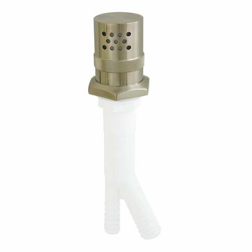 Kingston Brass KA411BN Trimscape Brushed Nickel Dishwasher Air Gap with Brass Cover