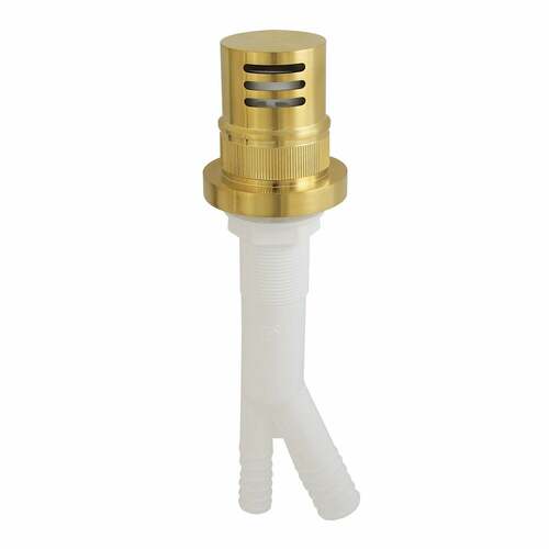 Kingston Brass KA421BB Trimscape Brushed Brass Dishwasher Air Gap with Brass Cover