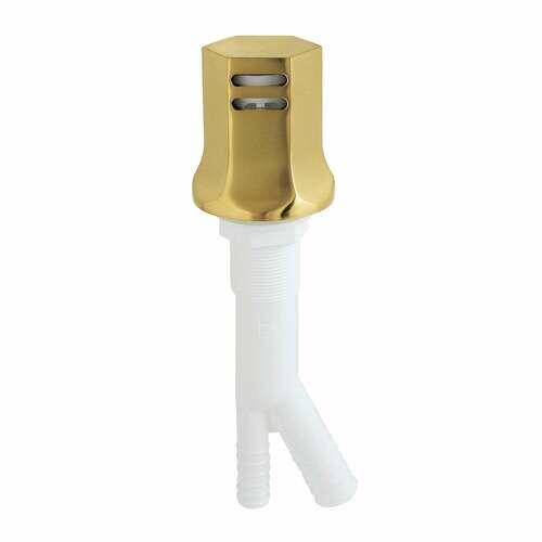 Kingston Brass KA461BB Metropolitan Brushed Brass Dishwasher Air Gap with Brass Cover