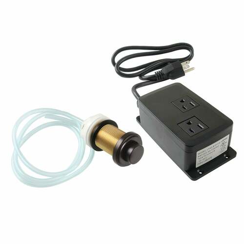 Kingston Brass KADK215 Trimscape Dual Outlet Garbage Disposal Air Switch Kit - Oil Rubbed Bronze
