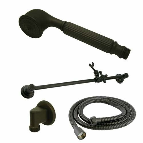 Kingston Brass KAK3325W5 Made to Match Shower System with Grab Bar Hand Shower, Oil Rubbed Bronze