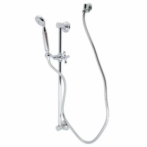 Kingston Brass KAK3421W1 Made to Match Shower System with Grab Bar Hand Shower, Polished Chrome