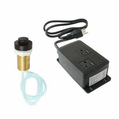 Kingston Brass KAMDK215 Trimscape Dual Outlet Garbage Disposal Air Switch Kit - Oil Rubbed Bronze