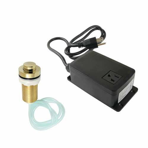 Kingston Brass KAMSK212 Trimscape Polished Brass Garbage Disposal Air Switch Kit
