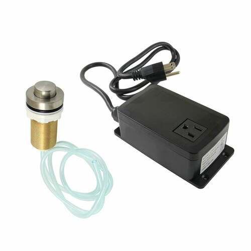 Kingston Brass KAMSK218 Trimscape Brushed Nickel Garbage Disposal Air Switch Kit
