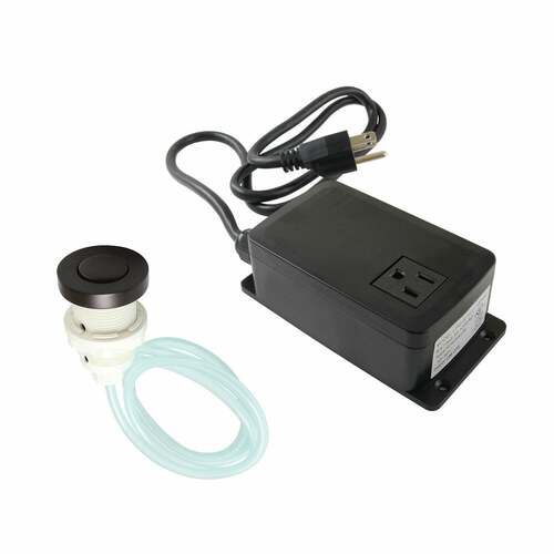 Kingston Brass KAMSK315 Gourmetier Oil Rubbed Bronze Single Outlet Garbage Disposal Air Switch Kit