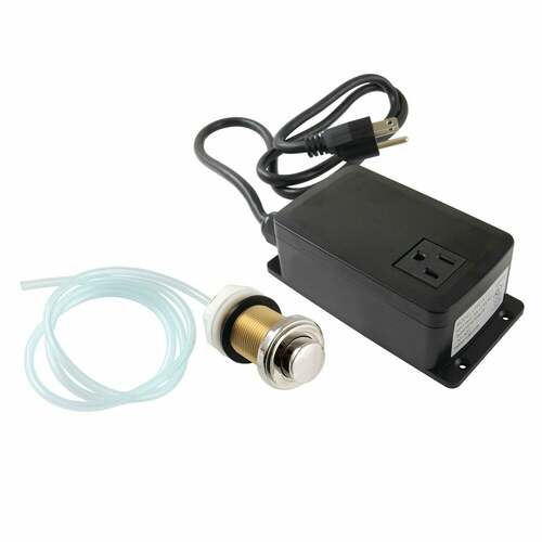 Kingston Brass KASK216 Trimscape Polished Nickel Single Outlet Garbage Disposal Air Switch Kit