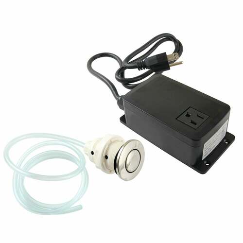 Kingston Brass KASK316 Trimscape Polished Nickel Single Outlet Garbage Disposal Air Switch Kit