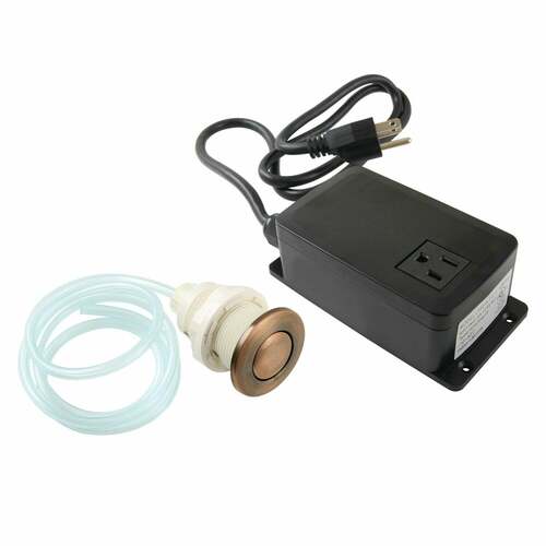 Kingston Brass KASK31AC Trimscape Antique Copper Garbage Disposal Air Switch Kit