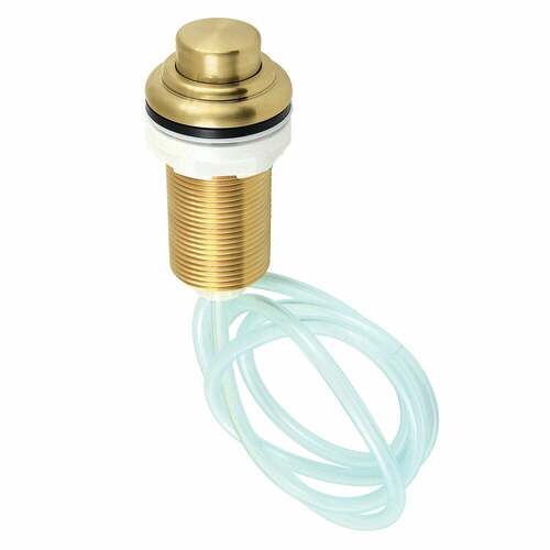 Kingston Brass KAT217 Trimscape Brushed Brass Garbage Disposal Air Switch Button