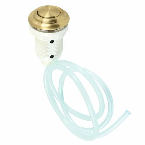 Kingston Brass KAT317 Trimscape Brushed Brass Garbage Disposal Air Switch Button