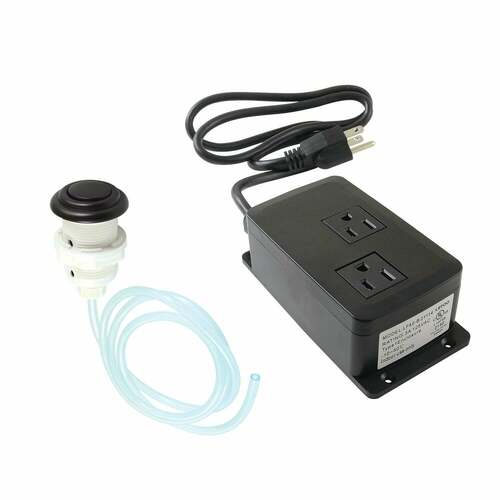 Kingston Brass KATDK315 Trimscape Dual Outlet Garbage Disposal Air Switch Kit - Oil Rubbed Bronze