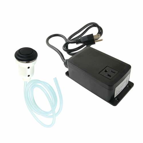 Kingston Brass KATSK310 Trimscape Matte Black Single Outlet Garbage Disposal Air Switch Kit