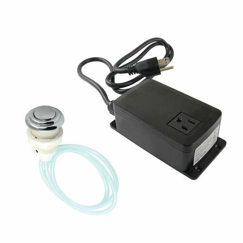 Kingston Brass KATSK311 Trimscape Polished Chrome Single Outlet Garbage Disposal Air Switch Kit