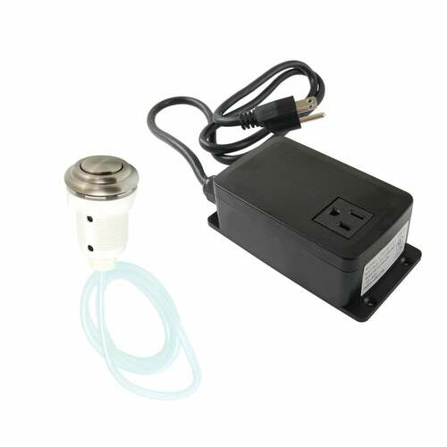 Kingston Brass KATSK318 Trimscape Brushed Nickel Garbage Disposal Air Switch Kit