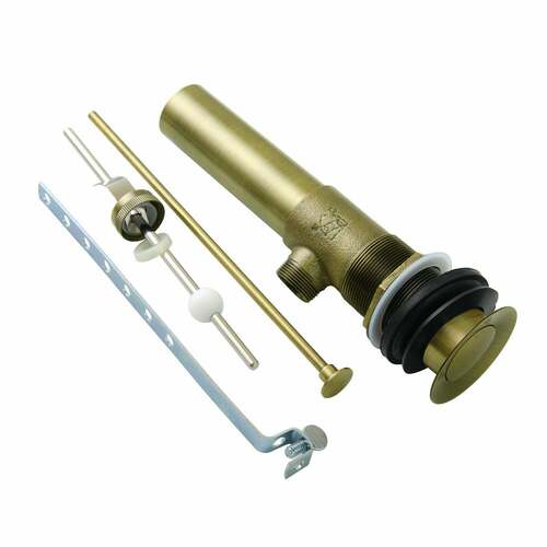 Kingston Brass KB1113 Antique Brass 22 Gauge Pop-Up Drain with Overflow