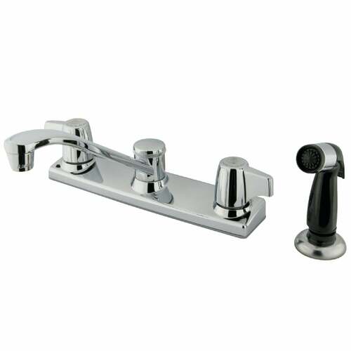 Kingston Brass KB120P Polished Chrome Double-Handle 8