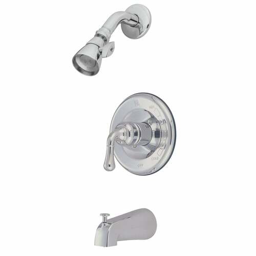Kingston Brass KB1631 Magellan Single-Handle Pressure Balanced Tub Shower Faucet, Chrome