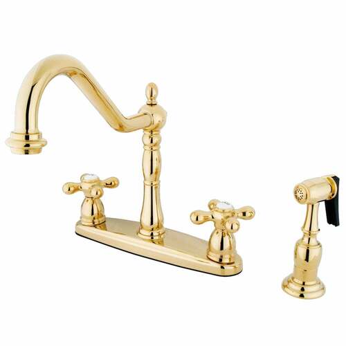 Kingston Brass KB1752AXBS Heritage Double-Handle 8