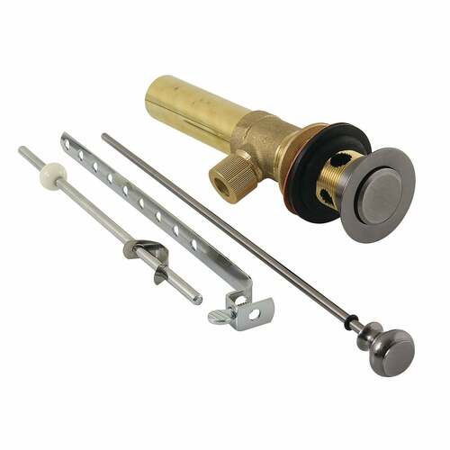 Kingston Brass KB2003AN Black Stainless Pop-Up Drain with Overflow, 22 Gauge