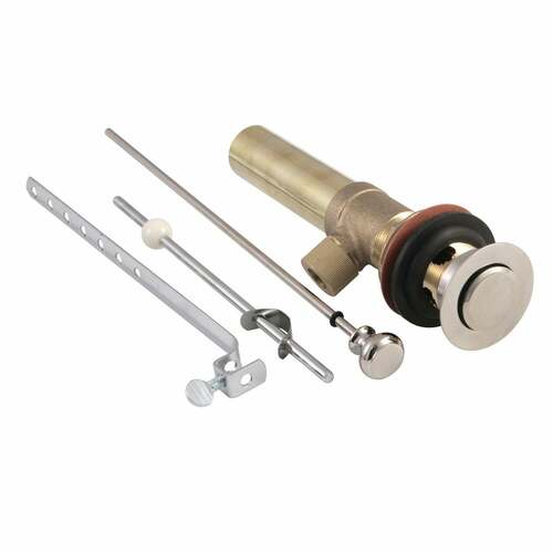 Kingston Brass KB2006 Polished Nickel Pop-Up Drain with Overflow, 22 Gauge