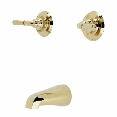 Kingston Brass KB242TO Magellan Polished Brass Double-Handle Tub Faucet